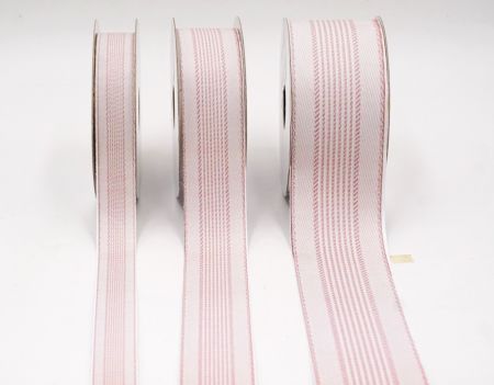 Фуксія Тонкі & Рожеві Смуги Тканинний Риббон Набір_AI